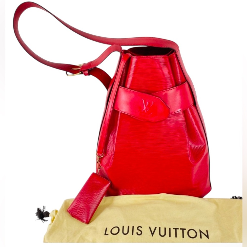 😍💃🏻🥰Authentic LOUIS VUITTON Red Epi Sac… 30 - Picture 2 of 14